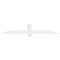Ekena Millwork Eugene Architectural Grade PVC Gable Bracket, 72"W x 12"H x 2"D x 4"F, 4/12 Pitch GBP072X12X0204EUG00 - alternate 2